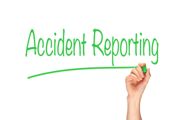 Accident Reporting Concept — Stock Photo, Image