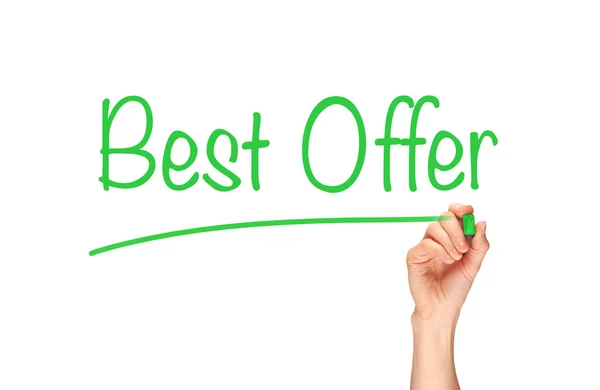 Best Offer concept — Stock Photo, Image