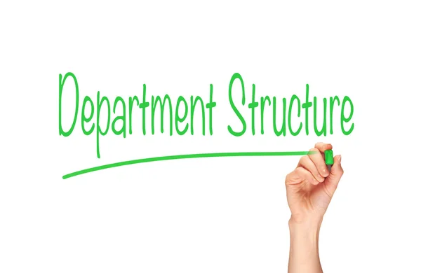 Concepto de estructura de departamento — Foto de Stock