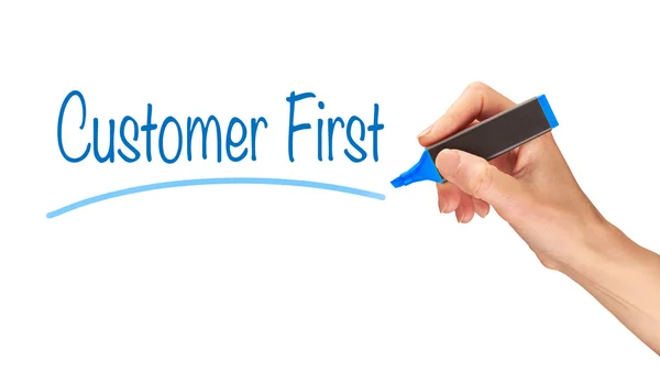 Customer First Concept. — Stock Photo, Image