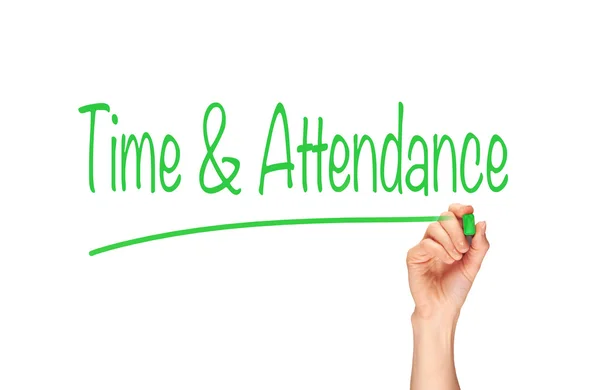 Time and Attendance Concept. — Stock Photo, Image