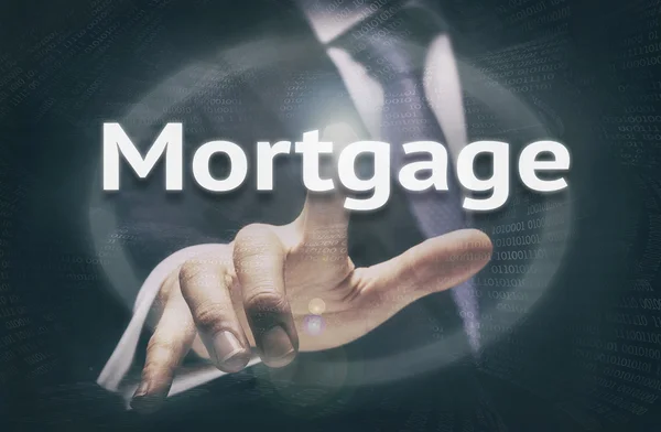 Mortgage concept button. — Stock Photo, Image