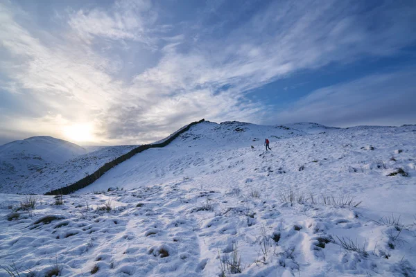 Scena di montagna invernale — Foto Stock