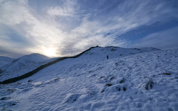 Kış dağ sahne — Stok fotoğraf