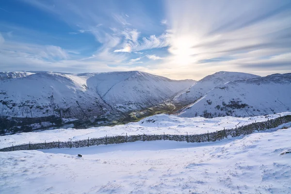Vintern berg scen — Stockfoto