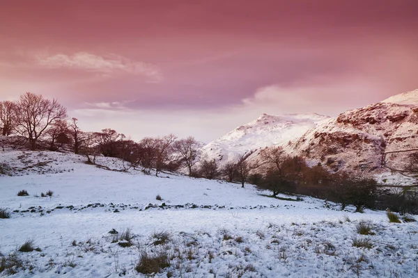 Winterbergszene — Stockfoto