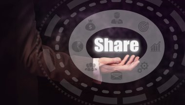 Paylaşım kavramı düğmesi