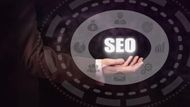 SEO kavramı düğmesi