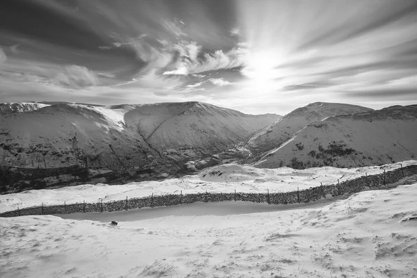 Winterbergszene — Stockfoto