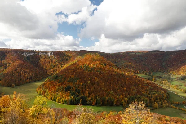 Forest Bad Urach Autumn Swabian Alb Germany — Stock Photo, Image