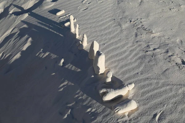 White Sands Εθνικό Μνημείο Ιστορικά Και Τουριστικά Κληροδοτήματα Νέο Μεξικό — Φωτογραφία Αρχείου