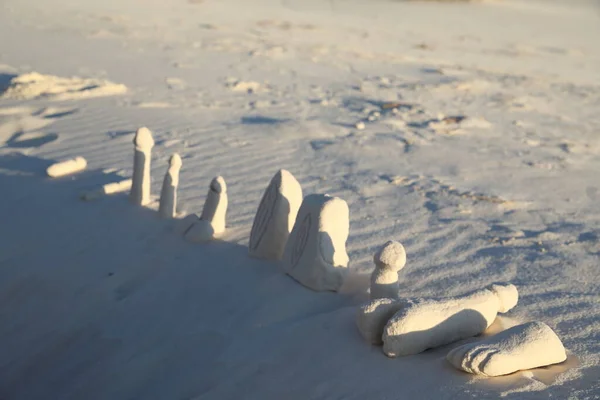 White Sands National Monumento Legados Históricos Turísticos Novo México — Fotografia de Stock