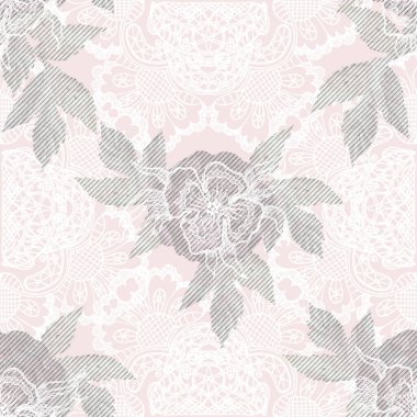 çiçek arkaplanda, dantel desenli çiçekler 