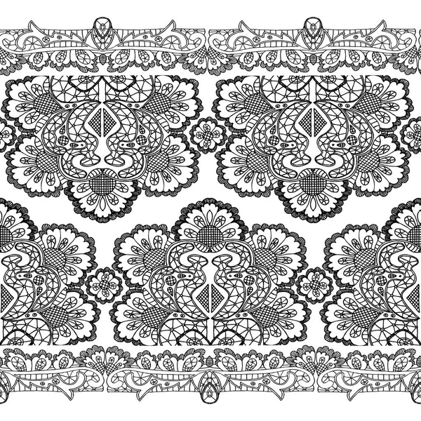 Openwork Background Lace Pattern White Background — Stock Photo, Image