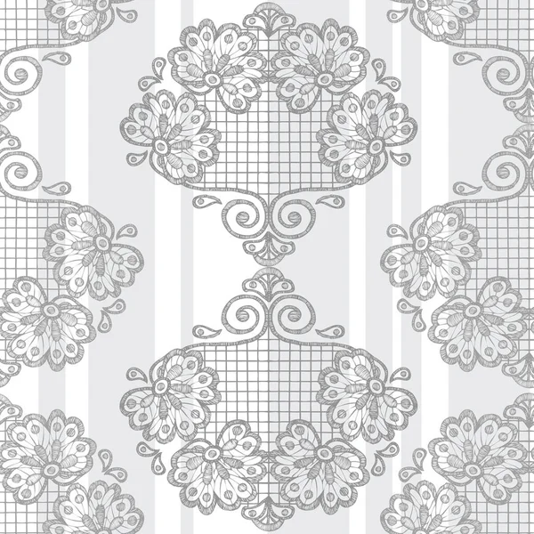 Openwork Background Lace Pattern White Background — Stock Photo, Image