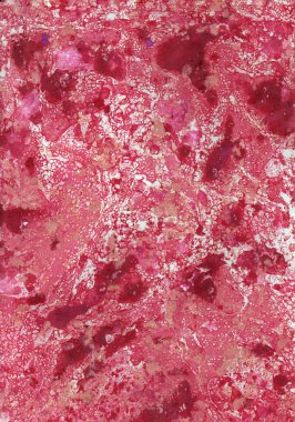 Süsleme için suluboya kırmızı arkaplan. Resim el yapımı.