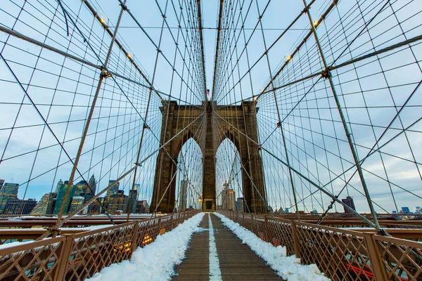 Puente de Brooklyn de Nueva York Imagen de archivo