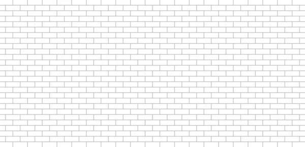 Pared Ladrillo Blanco Textura Para Fondo Cocina Patrón Sin Costura — Vector de stock