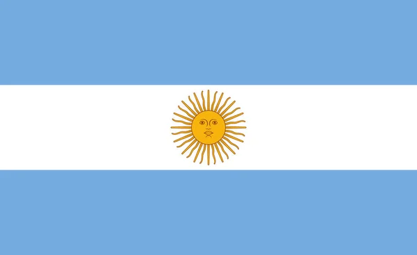 Флаг Аргентины Икона Гражданина Аргентины Соль Май Аргентинский Синий Белый — стоковый вектор
