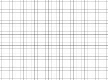 Şebeke düzeni. Fotokopi defteri için kusursuz bir çizgi deseni. Matematik, mimari ve kareli kağıt için kare doku grafiği. Not defteri, matematik, okul ve mühendislik için arka plan. Vektör.