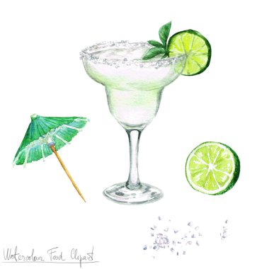Suluboya gıda Clipart - Margarita