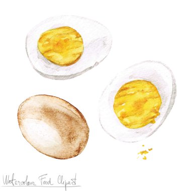 Suluboya gıda Clipart - yumurta