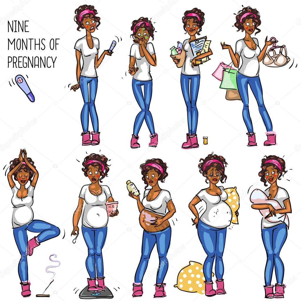 Nine Months of Pregnancy 