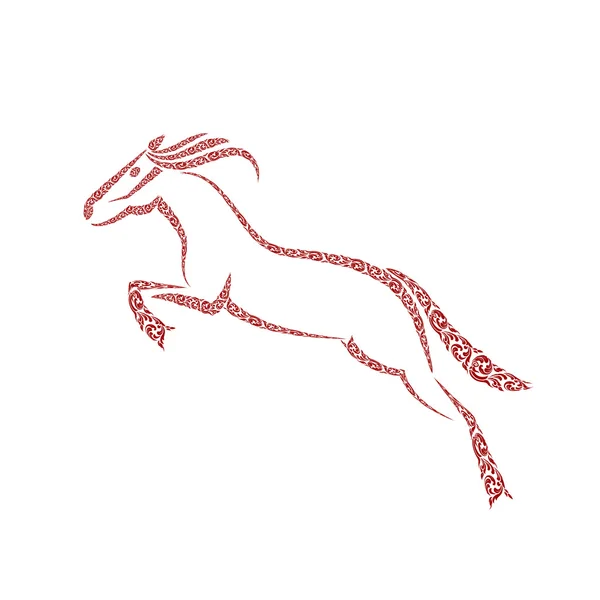 Häst Logotypdesign, vektor illustration. — Stock vektor
