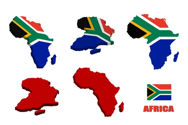 아프리카 지도가 배경에 있습니다 일러스트 — 스톡 벡터
