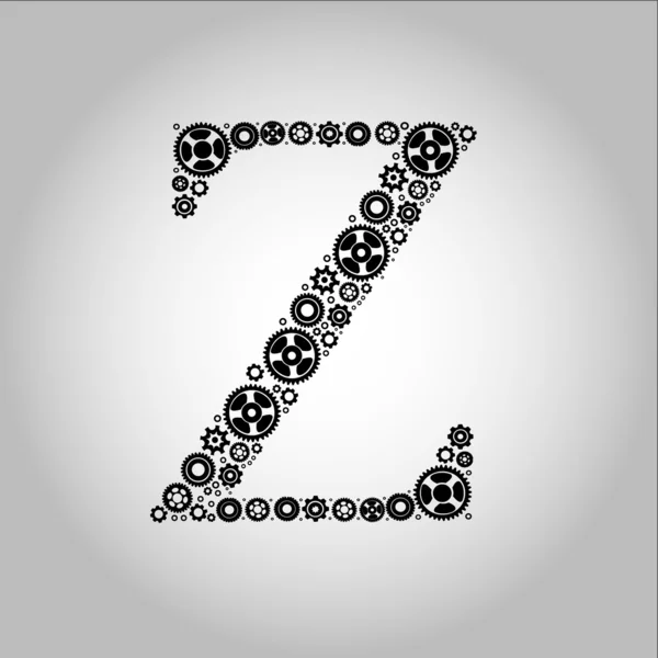 Εργαλεία σιλουέτα αλφάβητο, Z — Διανυσματικό Αρχείο