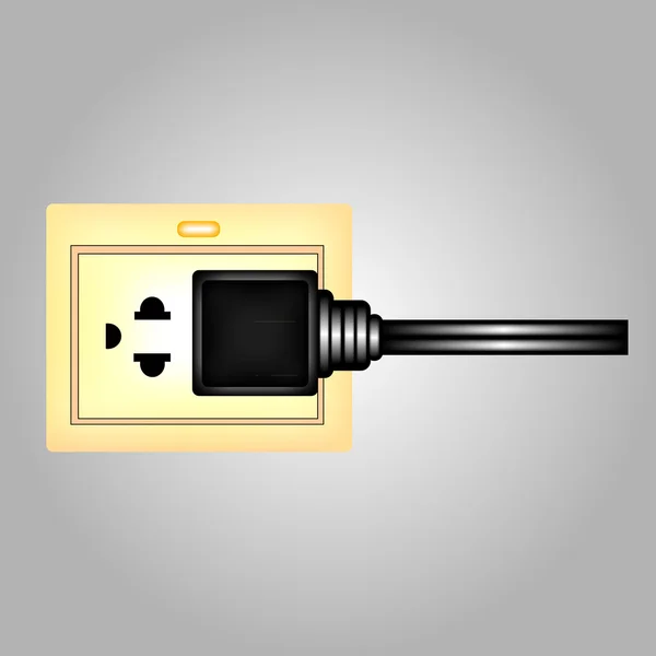 elektrik kablosu döngü formlar tasarlamak prize takın