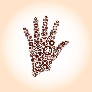 Hareket konsepti. İnsan eli mekanizmayı başlatır.