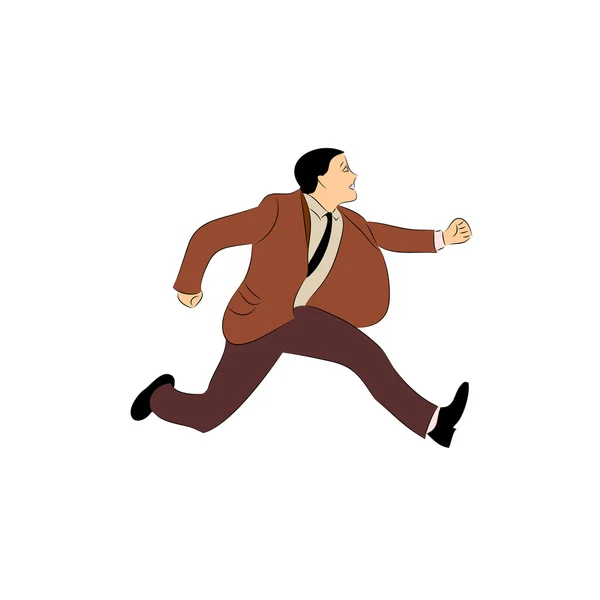 Hombre corriendo — Vector de stock