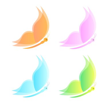  Kelebek vektörVector flores