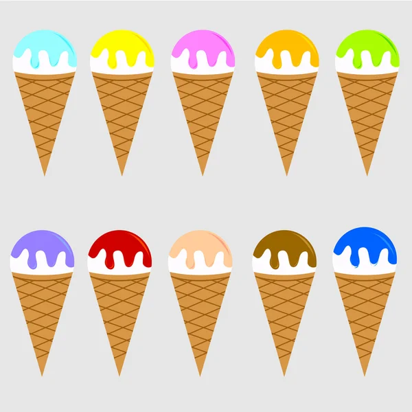 Icono de helado — Archivo Imágenes Vectoriales