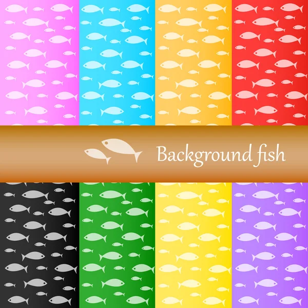 Background fish , vector illustration — Stock Vector