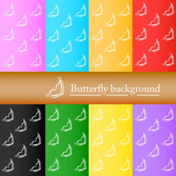 Butterfly background — Stock Vector