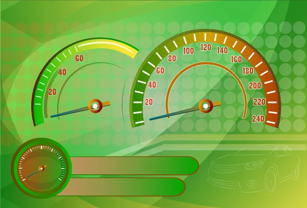 Hastighetsmätare nålen — Stock vektor