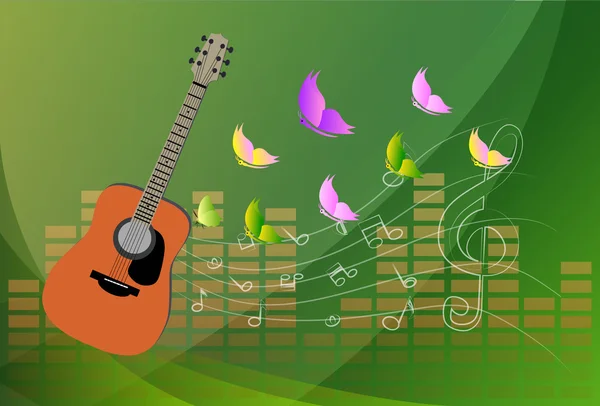 Guitarras vectoriales — Vector de stock