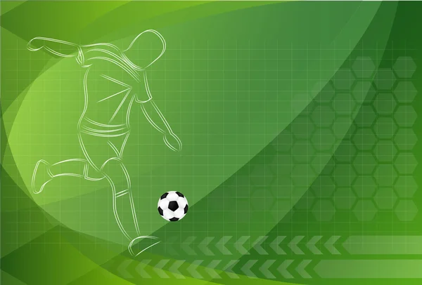 Vector futebol fundo — Vetor de Stock