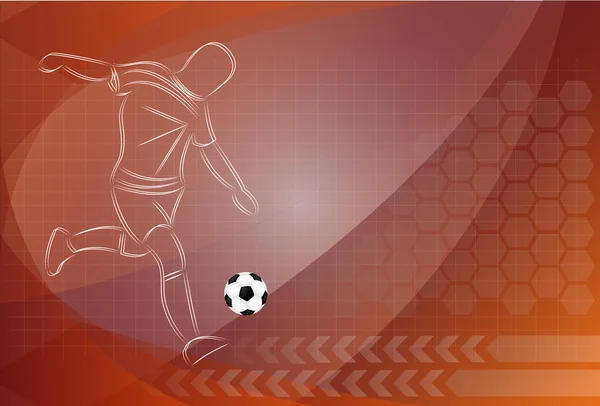 Vector futebol fundo — Vetor de Stock