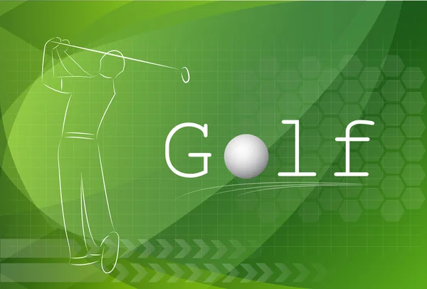 Golf bakgrund, vektor — Stock vektor