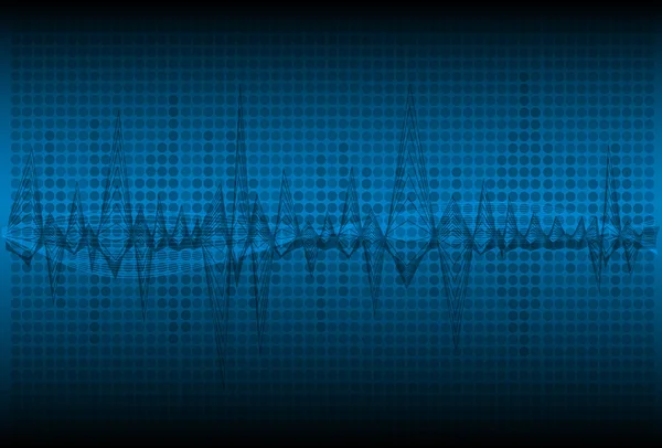Ses dalgaları salınan ışık, soyut teknoloji backgrou kızdırma