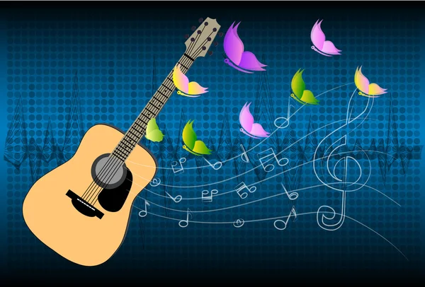 Guitarras vectoriales — Vector de stock