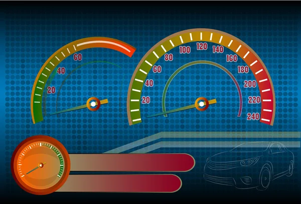 Aiguille de compteur de vitesse — Image vectorielle