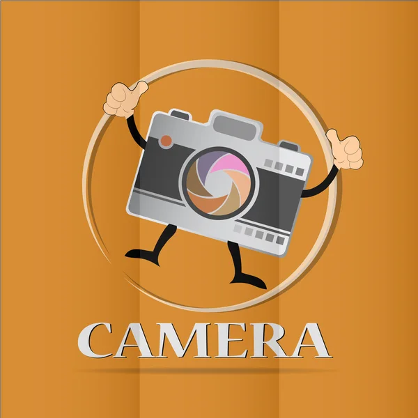 Fotocamera e video icone, Illustrazione — Vettoriale Stock