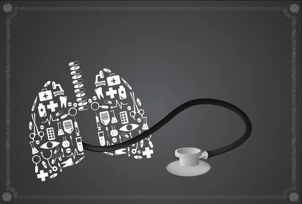 Akciğerleri, vektör