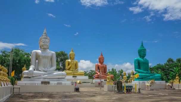 Buddha statue — Stock Video