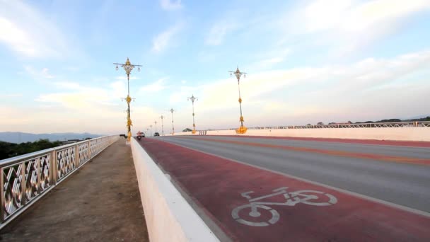 Road in Chiang Rai — Stock Video