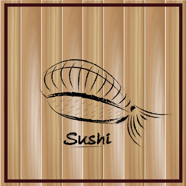 Sushi icona vettoriale Illustrazione, 10eps — Vettoriale Stock